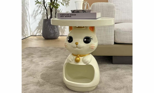Charming Cat - Inspired Side Table: A Delightful Blend of Function and Whimsy