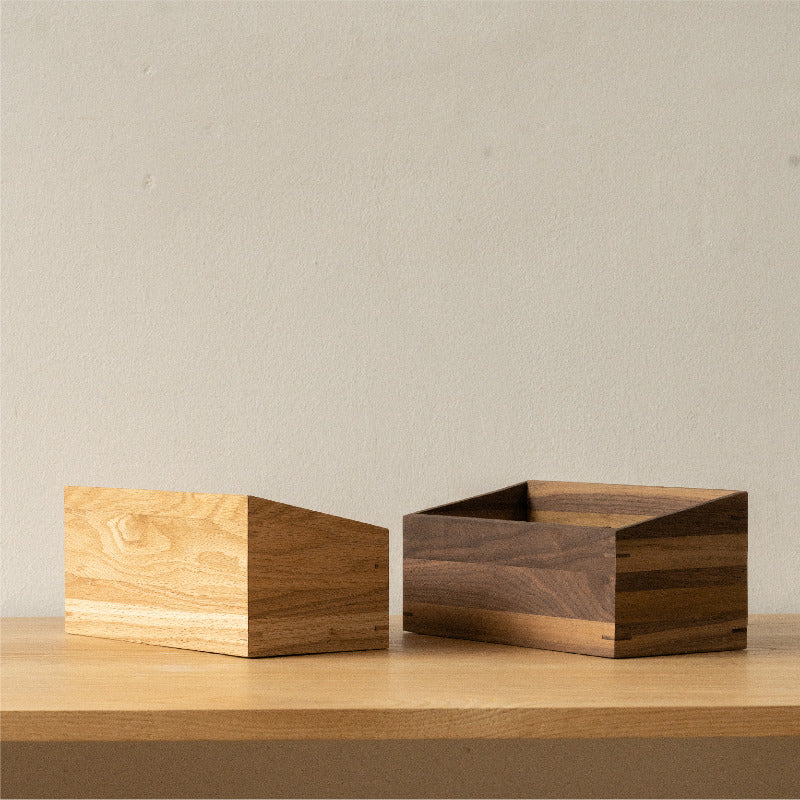 Creative Wooden Desk Organizer Storage Box