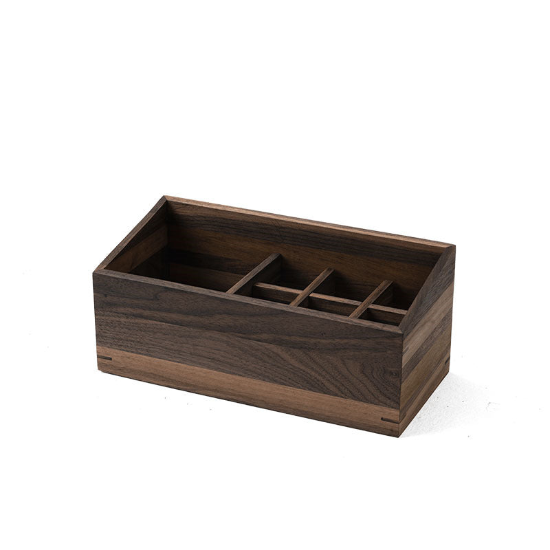 Creative Wooden Desk Organizer Storage Box