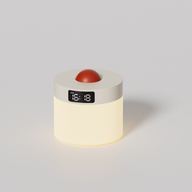 Modern Bedside Lamp with Clock - Night Lighting & Auto-Off Timer