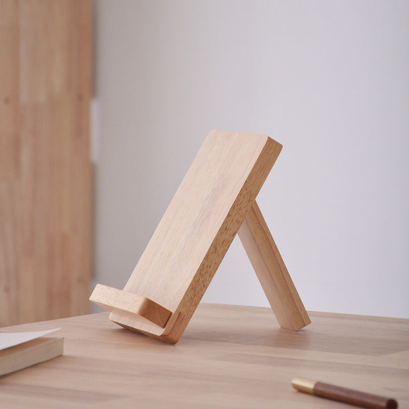Adjustable Wooden Book Stand - Desktop Reading Holder for Books, Tablets & Documents