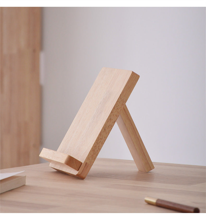 Adjustable Wooden Book Stand - Desktop Reading Holder for Books, Tablets & Documents