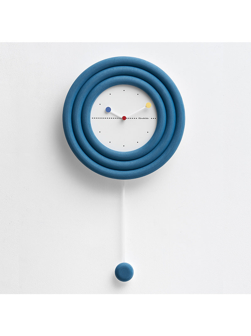 Beautiful Art Wall Clock With Swing Pendant, Office Home Decoration Ideas