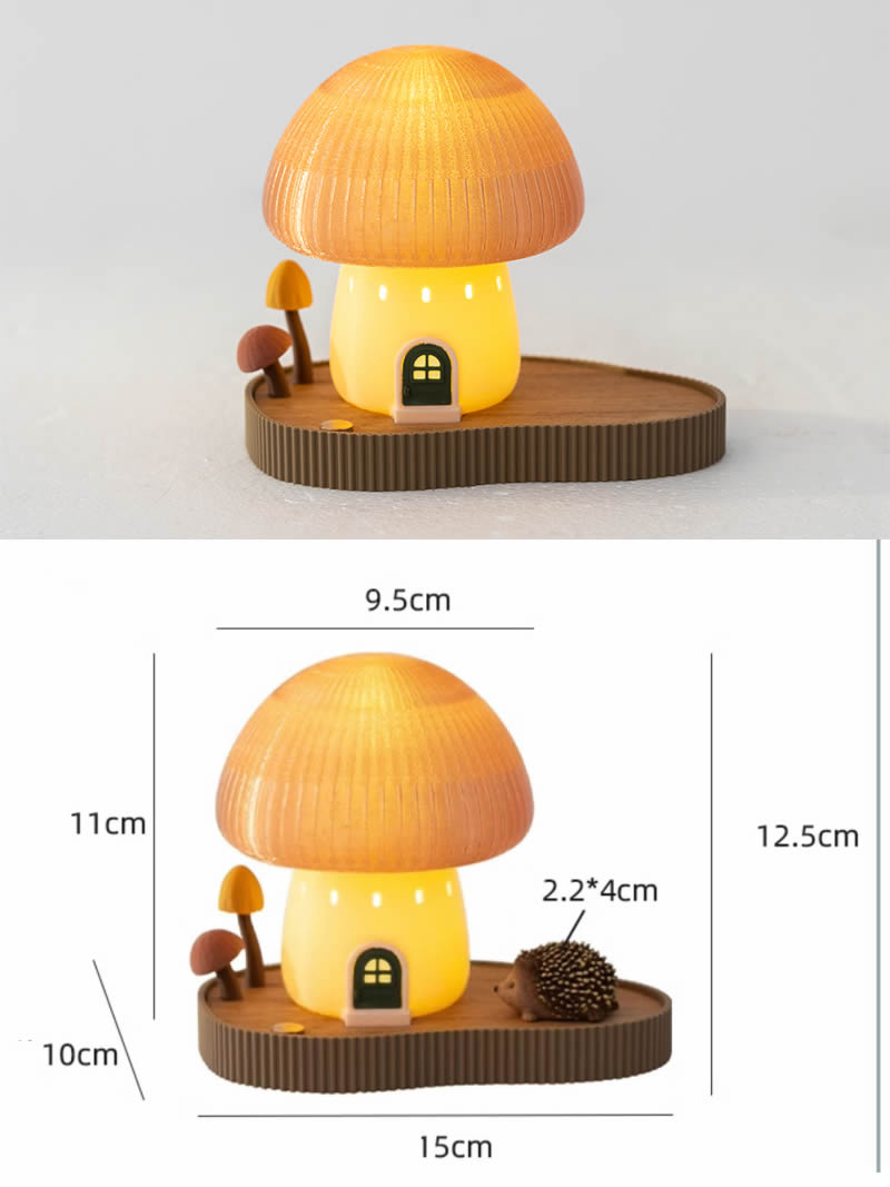 Beautiful Mushroom Night Light, Bedside Lamp, Christmas Gift