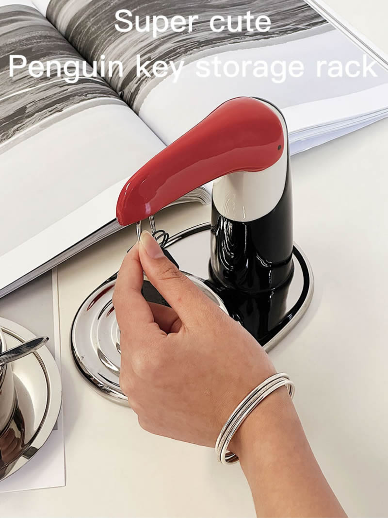 Big Monster Bird Desktop Storage Tray, Magnetic Key Holder
