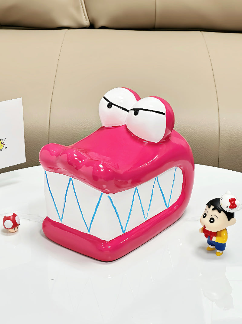 Big Mouth Alligator Ceramic Tissue Box – Fun & Quirky Desk Decor