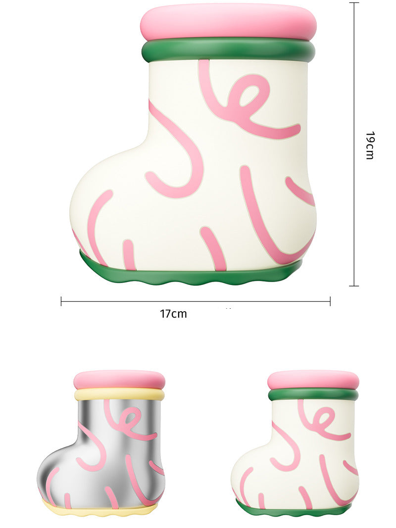Boot-Shaped Flower Vase - Colorful Decorative Ceramic Planter for Whimsical Home Decor