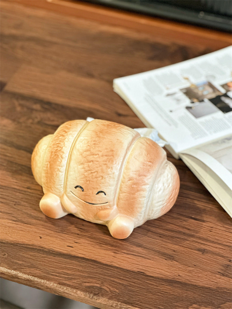Bread Tissue Box Holder - Cute Bakery-Inspired Home & Office Decor
