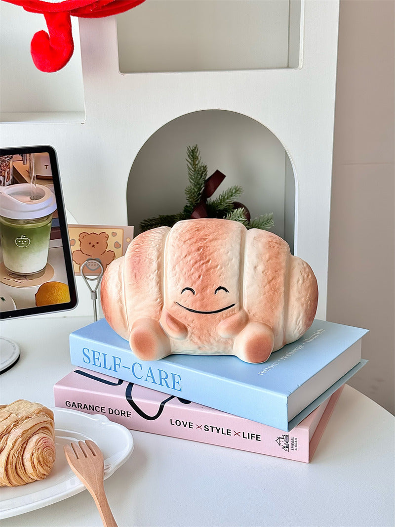 Bread Tissue Box Holder - Cute Bakery-Inspired Home & Office Decor