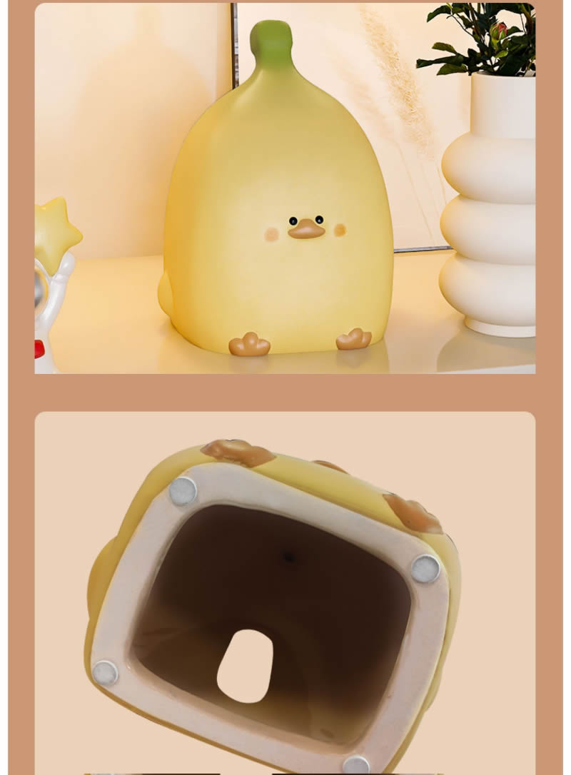 Cartoon Banana Ceramic Tissue Box, Quirky Design Gift