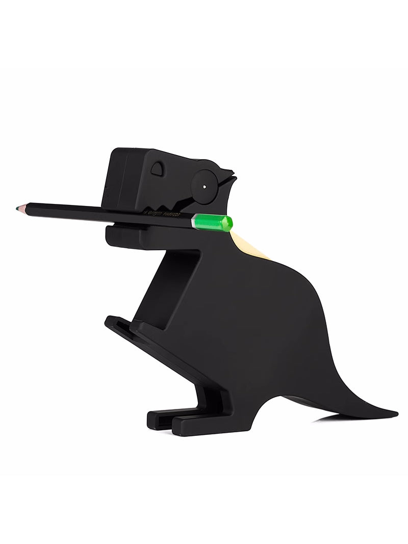 Creative Green Little Dinosaur Note Holder, Office Desktop Decoration