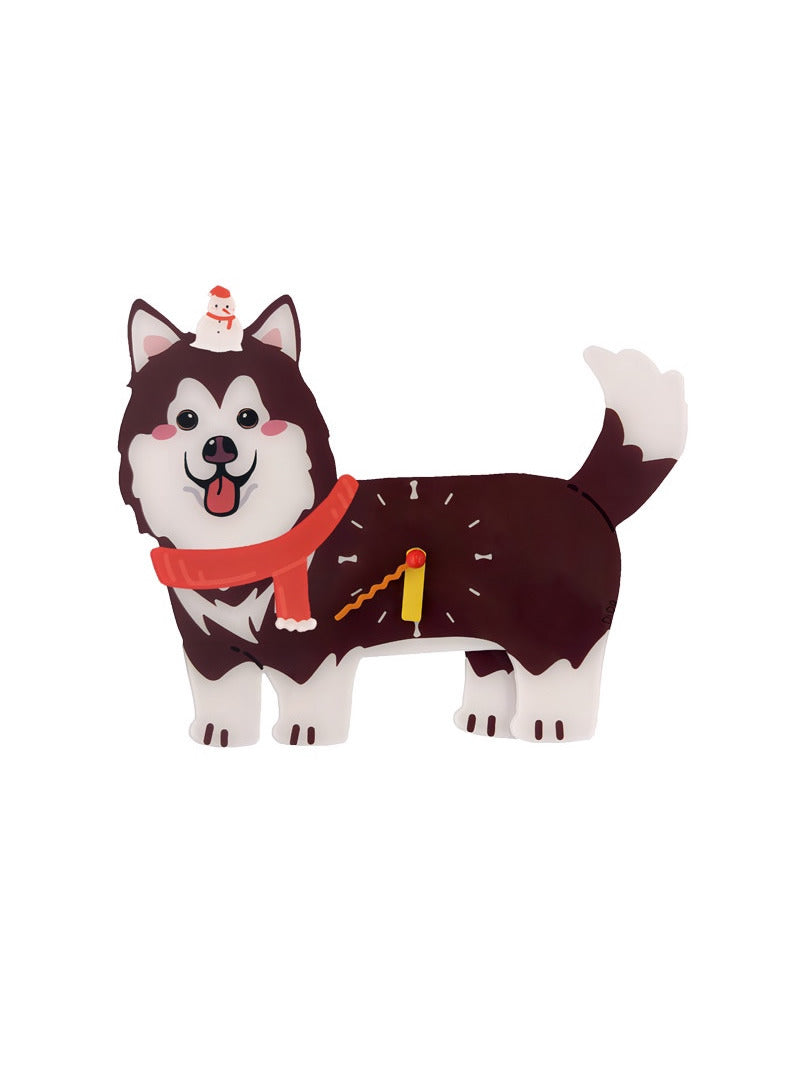 Creative Pet Dog Home Decorative Wall Clock,Children's room decoration