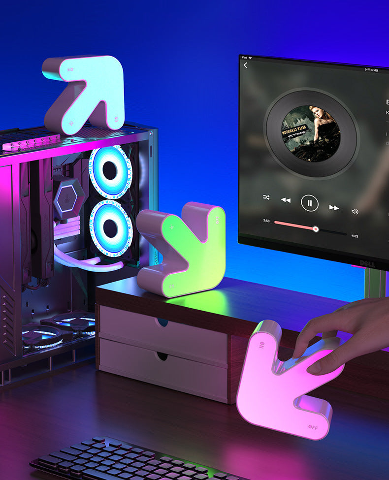 Creative Symbol Color Changing Night Light, Romantic Atmosphere, Creative Gift