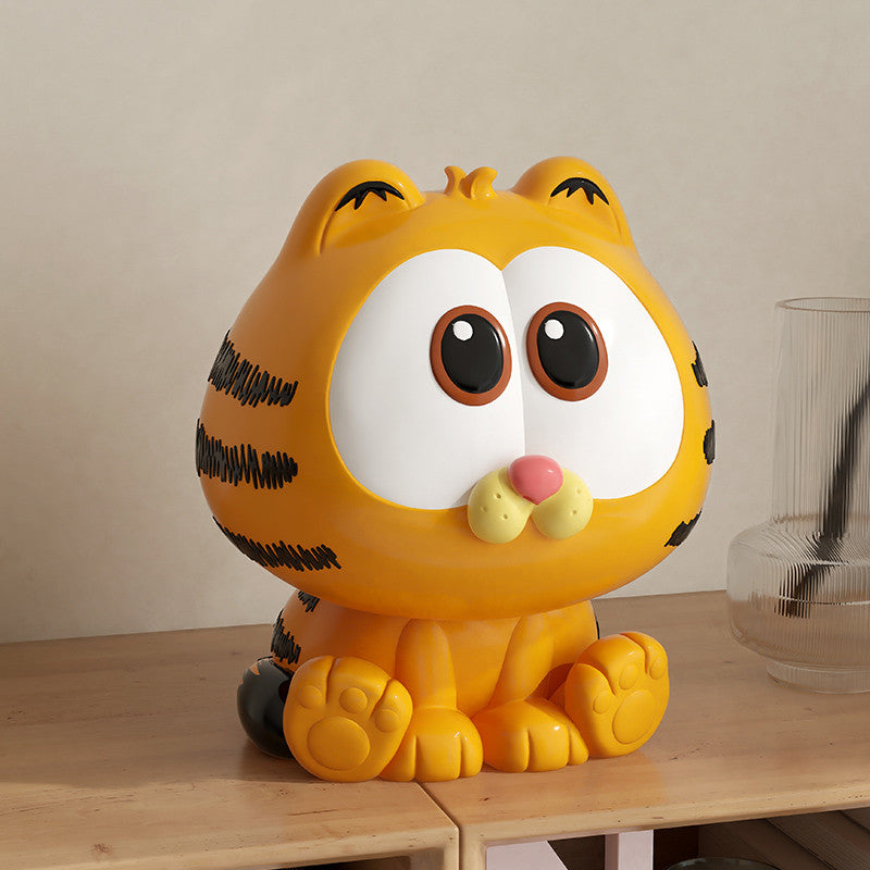 Cute Big-Eyed Cat Figurine: Perfect for Adding a Touch of Charm to Any Space