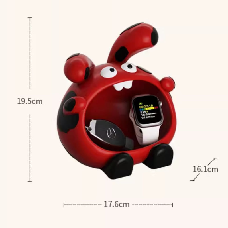 Cute Big Mouth Rabbit Storage Organizer, Multi - Color Desk & Entryway Tidy