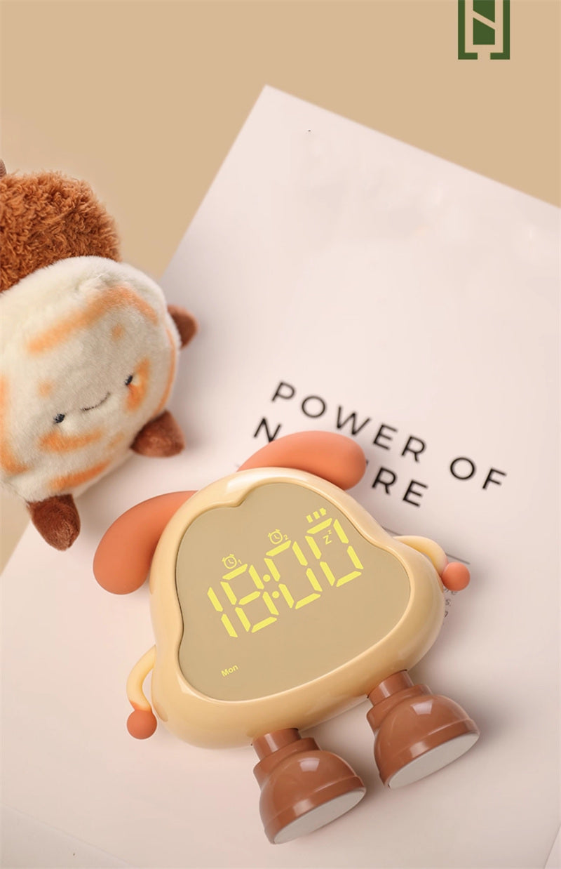 Cute Cartoon Doll Alarm Clock, Children'S Room Decoration&Gift