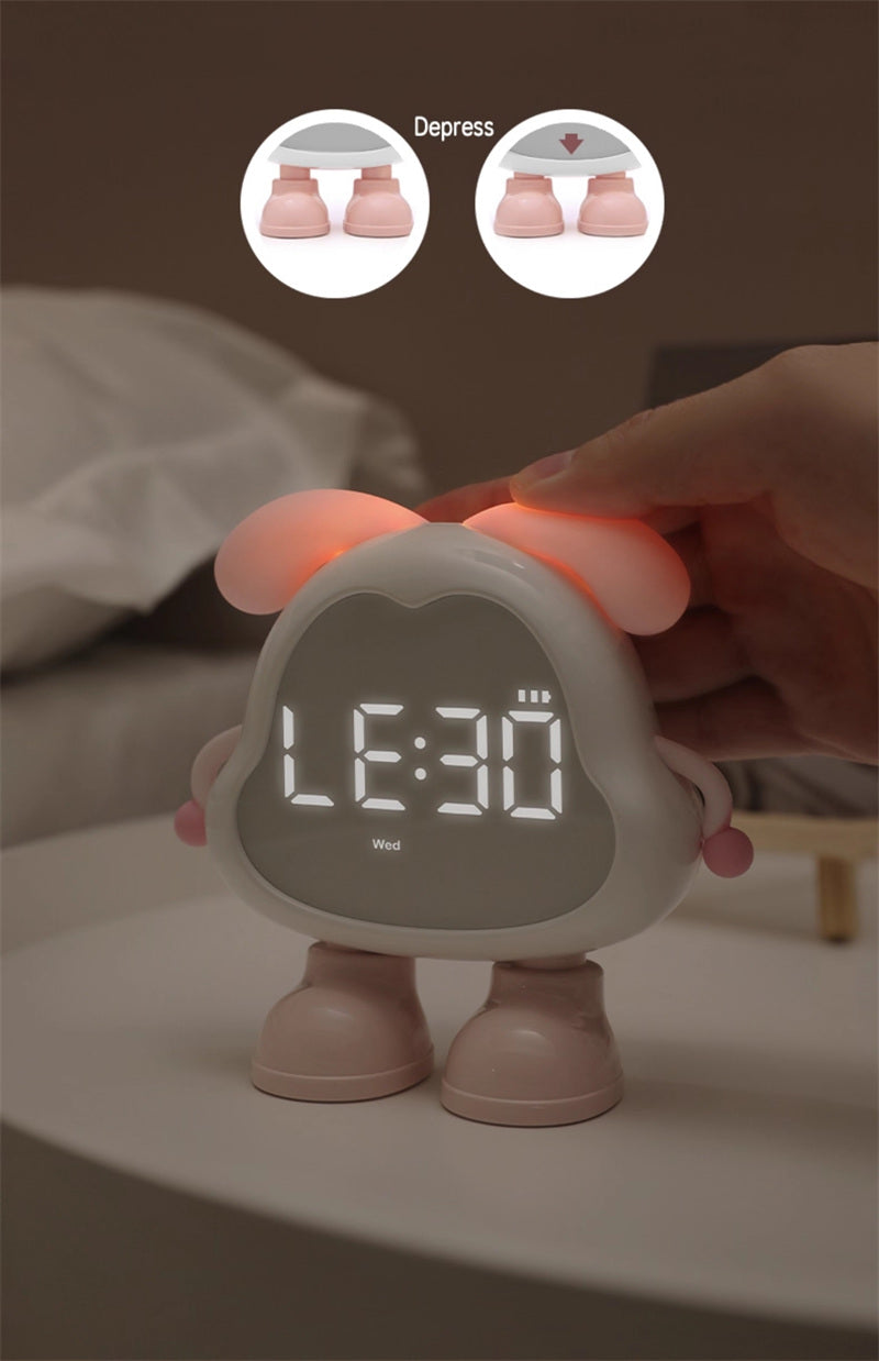 Cute Cartoon Doll Alarm Clock, Children'S Room Decoration&Gift