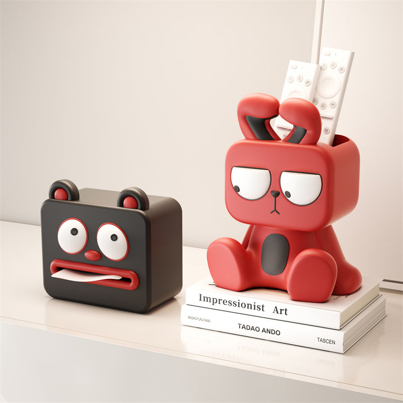 Cute Cartoon - Shaped Storage Items, Tissue Box and Remote Control Holder