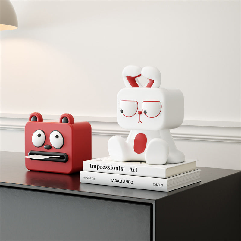 Cute Cartoon - Shaped Storage Items, Tissue Box and Remote Control Holder