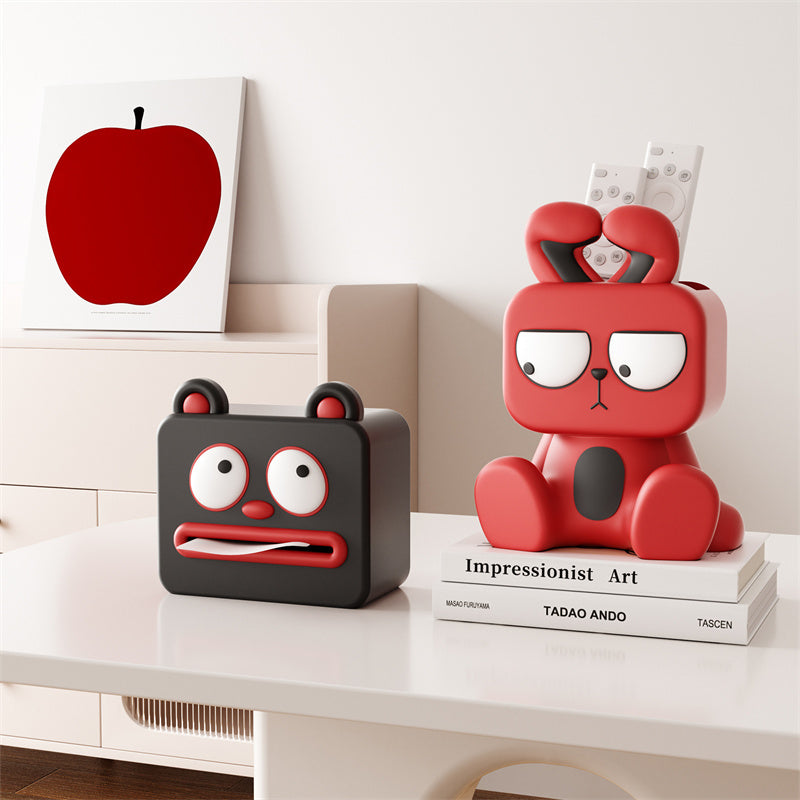 Cute Cartoon - Shaped Storage Items, Tissue Box and Remote Control Holder
