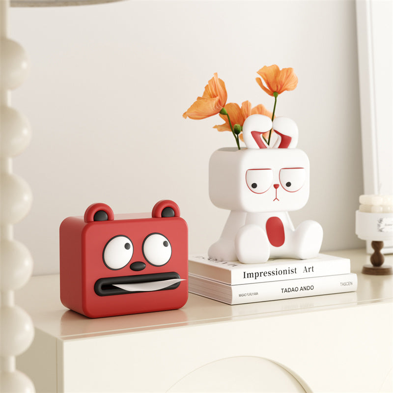 Cute Cartoon - Shaped Storage Items, Tissue Box and Remote Control Holder
