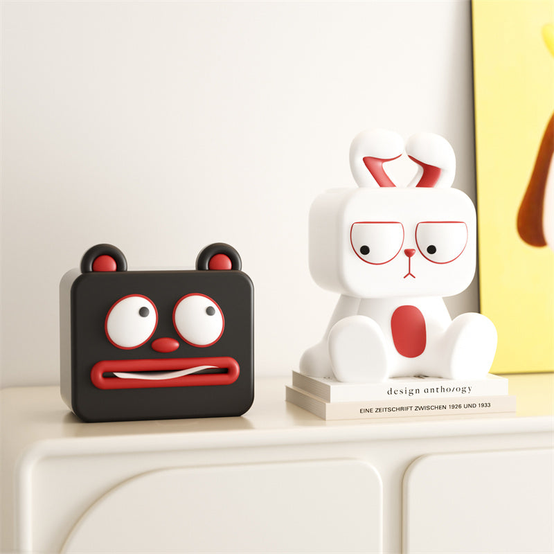 Cute Cartoon - Shaped Storage Items, Tissue Box and Remote Control Holder