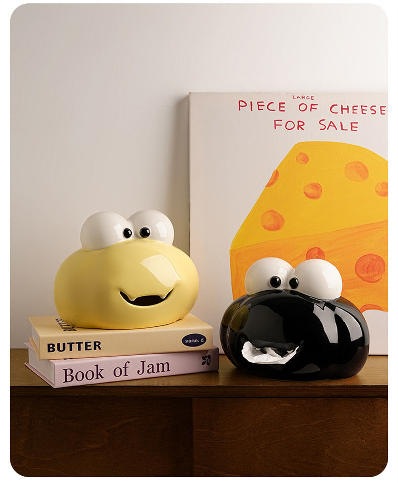 Cute Googly - Eyed Tissue Box Holders: Home Office Decorating Ideas