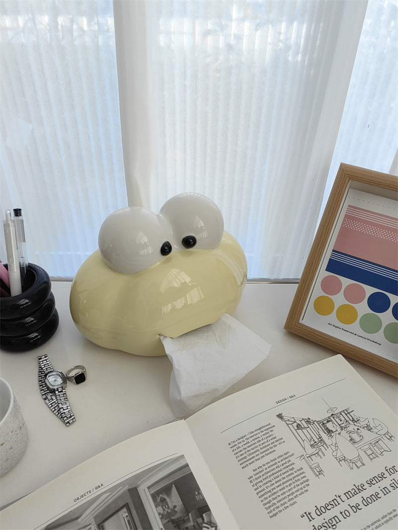 Cute Googly - Eyed Tissue Box Holders: Home Office Decorating Ideas