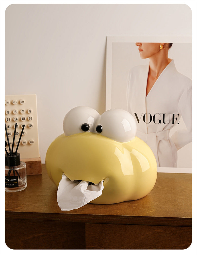 Cute Googly - Eyed Tissue Box Holders: Home Office Decorating Ideas