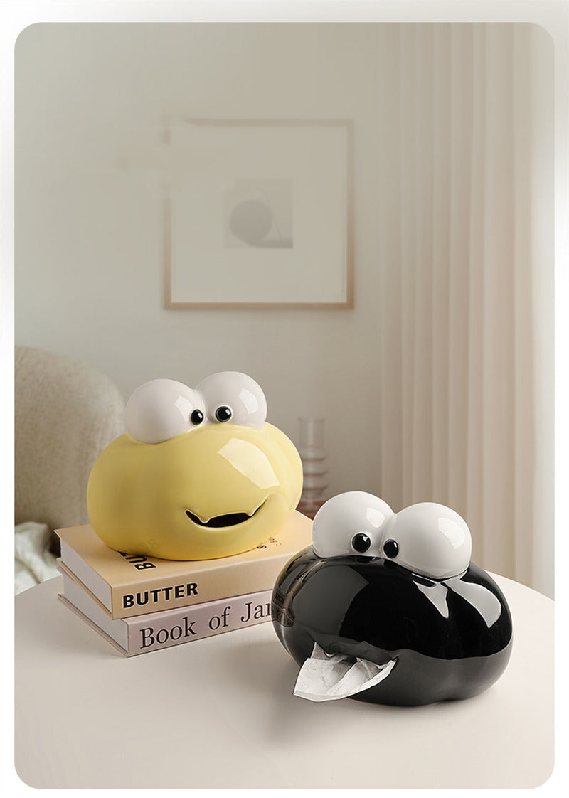 Cute Googly - Eyed Tissue Box Holders: Home Office Decorating Ideas
