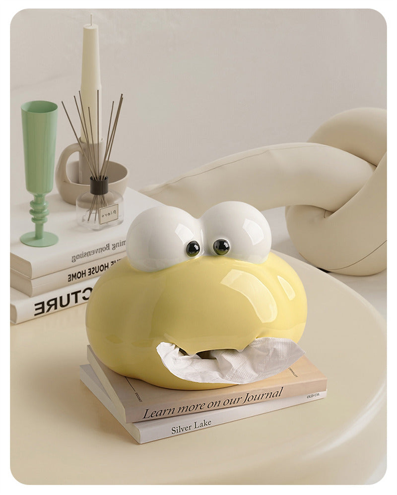 Cute Googly - Eyed Tissue Box Holders: Home Office Decorating Ideas
