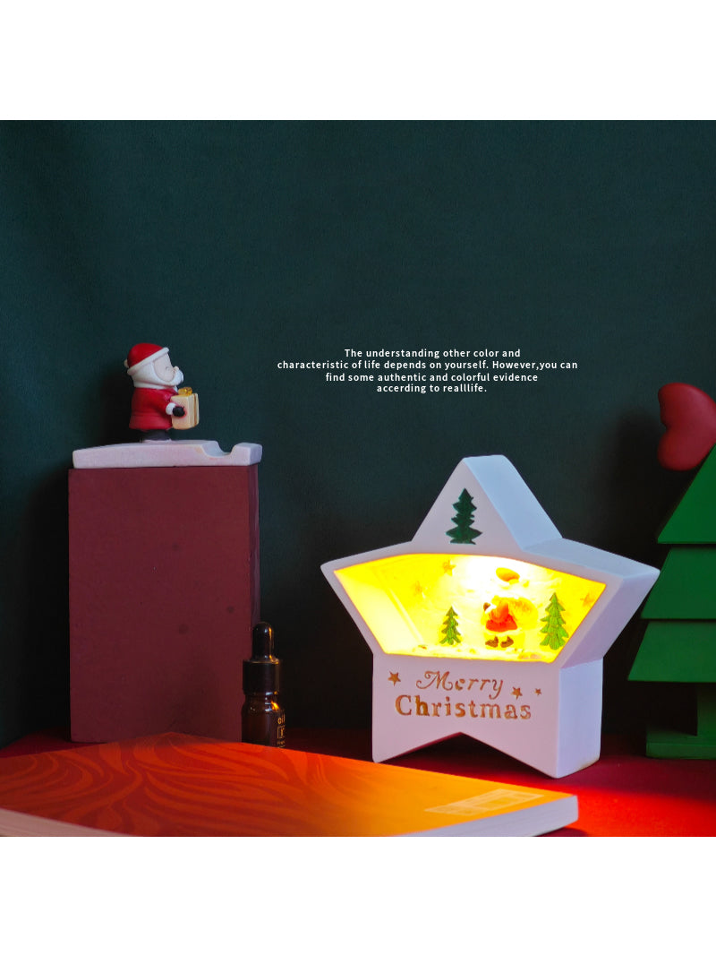 Cute Star Shape Christmas Theme Night Light