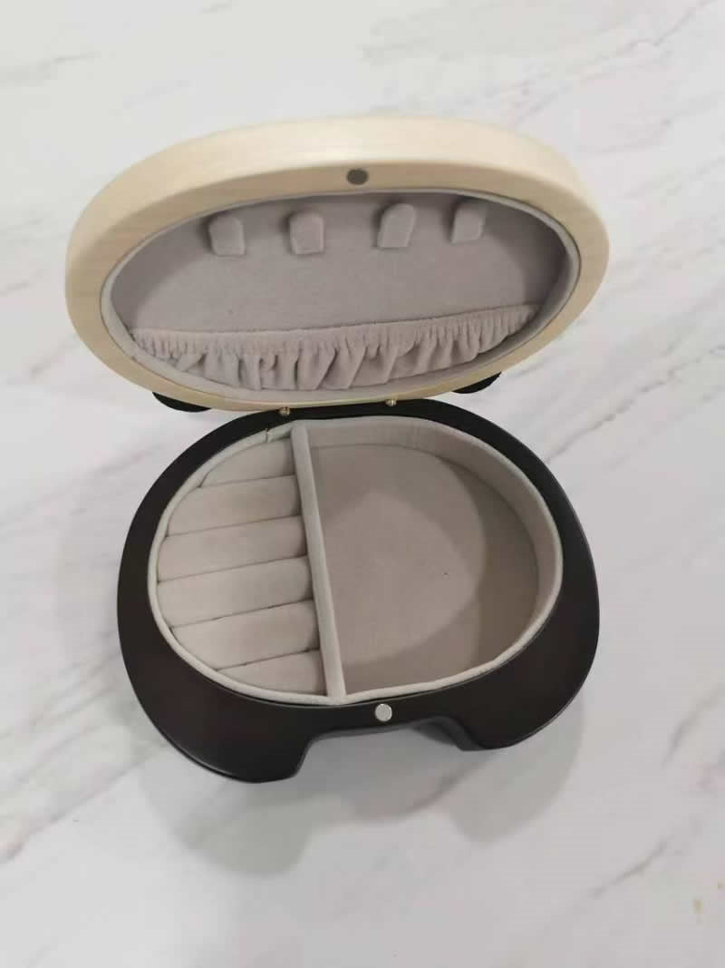 Cute Wooden Portable Panda Jewelry Box, Jewelry Holder, Christmas Gift