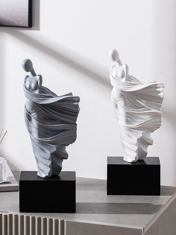 Exquisite Abstract Goddess Art Sculpture Ornaments, Office Home Decoration