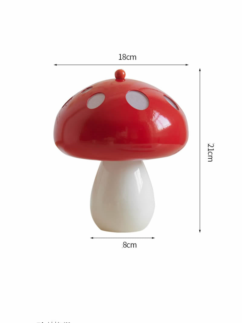 Exquisite Led Mushroom Night Light, Office Home Bedroom Decorative Light