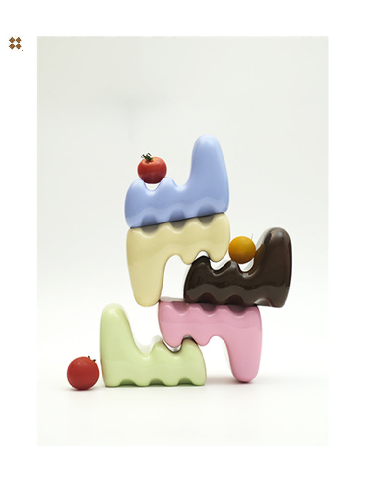 Exquisite Macaron-Colored Sofa-Shaped Cell Phone Stand, Artistic Desktop Decoration