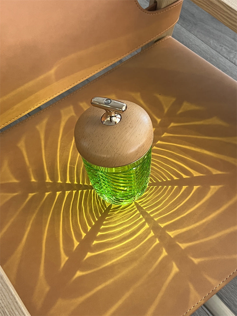 Exquisite Nut Atmosphere Night Light, Home Decorative Crystal Glass Lamp