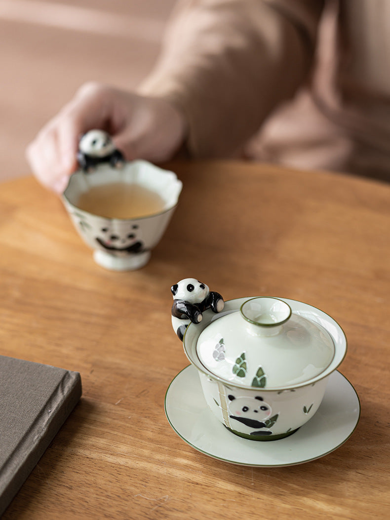 Exquisite Panda Mini Ceramic Coffee Cup, Tea Cup 70ml