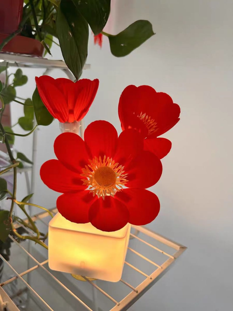 Exquisite Rose Flower Night Light, Romantic Atmosphere Light, Creative Gift