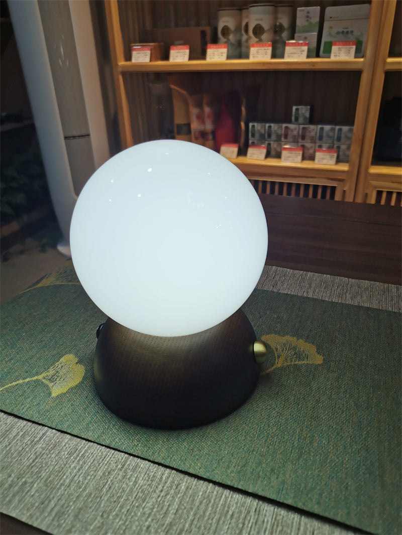 Exquisite Wooden Moon Lamp, Office Reading Lamp, Ambient Lighting, Creative Gift