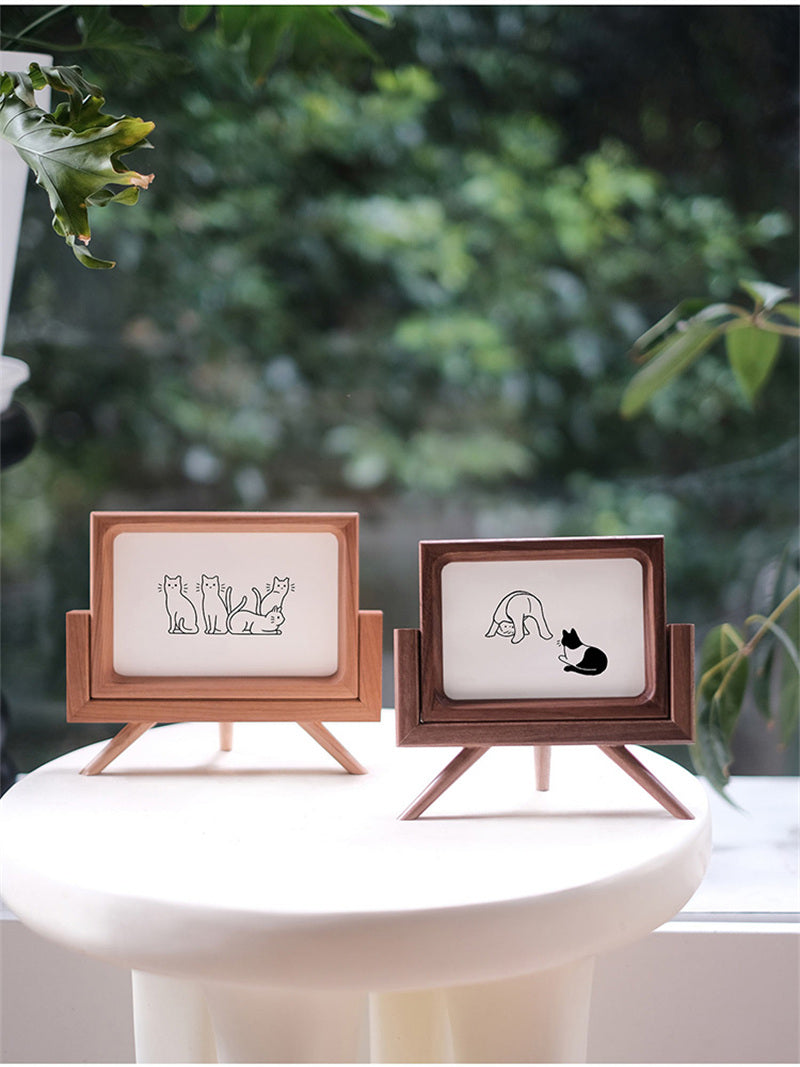 Exquisite Wooden Photo Frame,for Desk, Shelf & Home Décor
