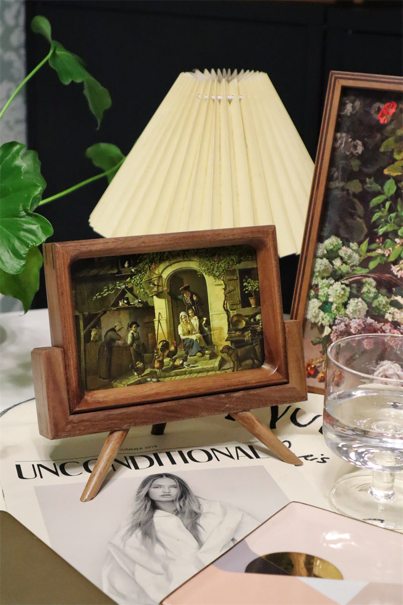 Exquisite Wooden Photo Frame,for Desk, Shelf & Home Décor