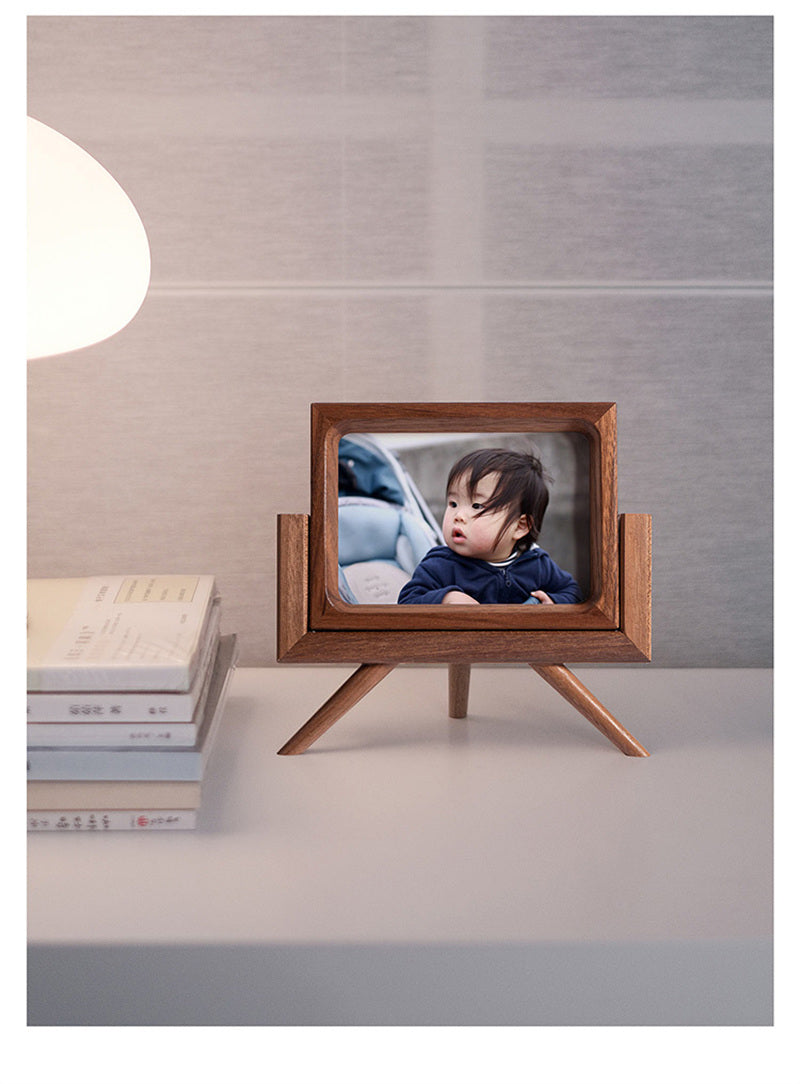 Exquisite Wooden Photo Frame,for Desk, Shelf & Home Décor