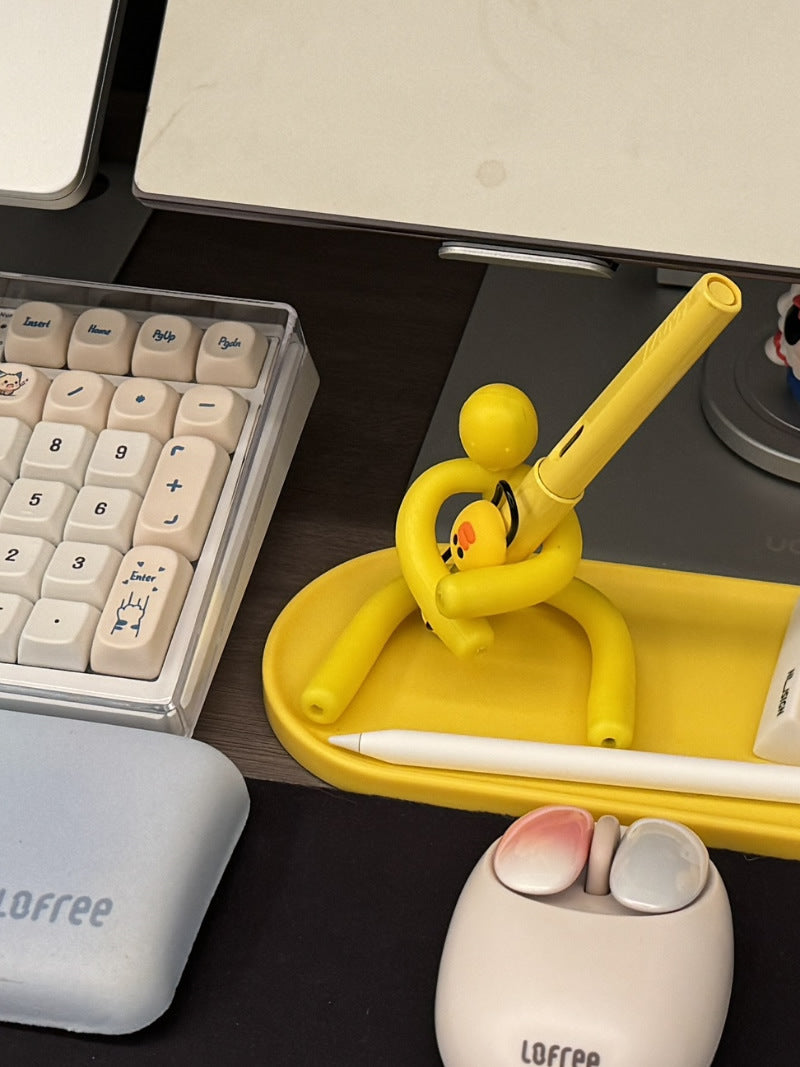 Foldable Cartoon Character Storage Holder, Phone Stand, Jewelry Rack 2pc