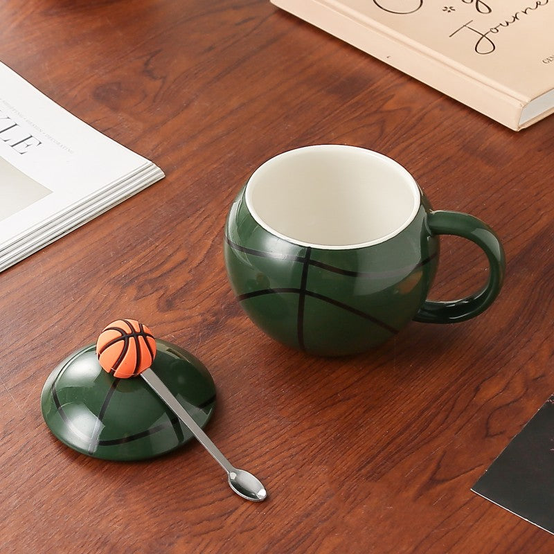 Fun Basketball Ceramic Mug, Creative Gift Idea