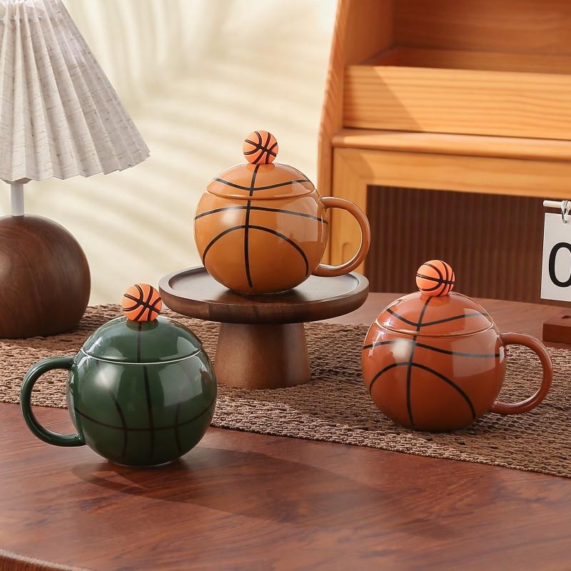 Fun Basketball Ceramic Mug, Creative Gift Idea