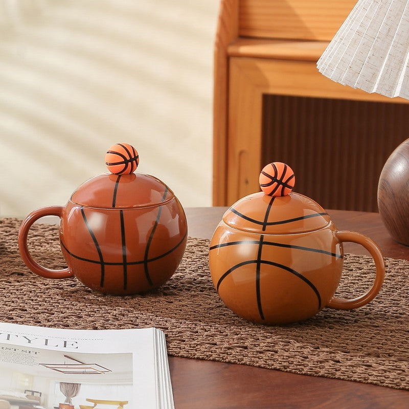 Fun Basketball Ceramic Mug, Creative Gift Idea