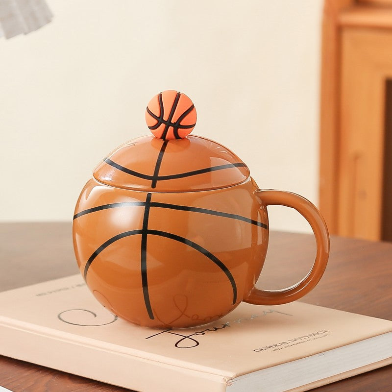 Fun Basketball Ceramic Mug, Creative Gift Idea