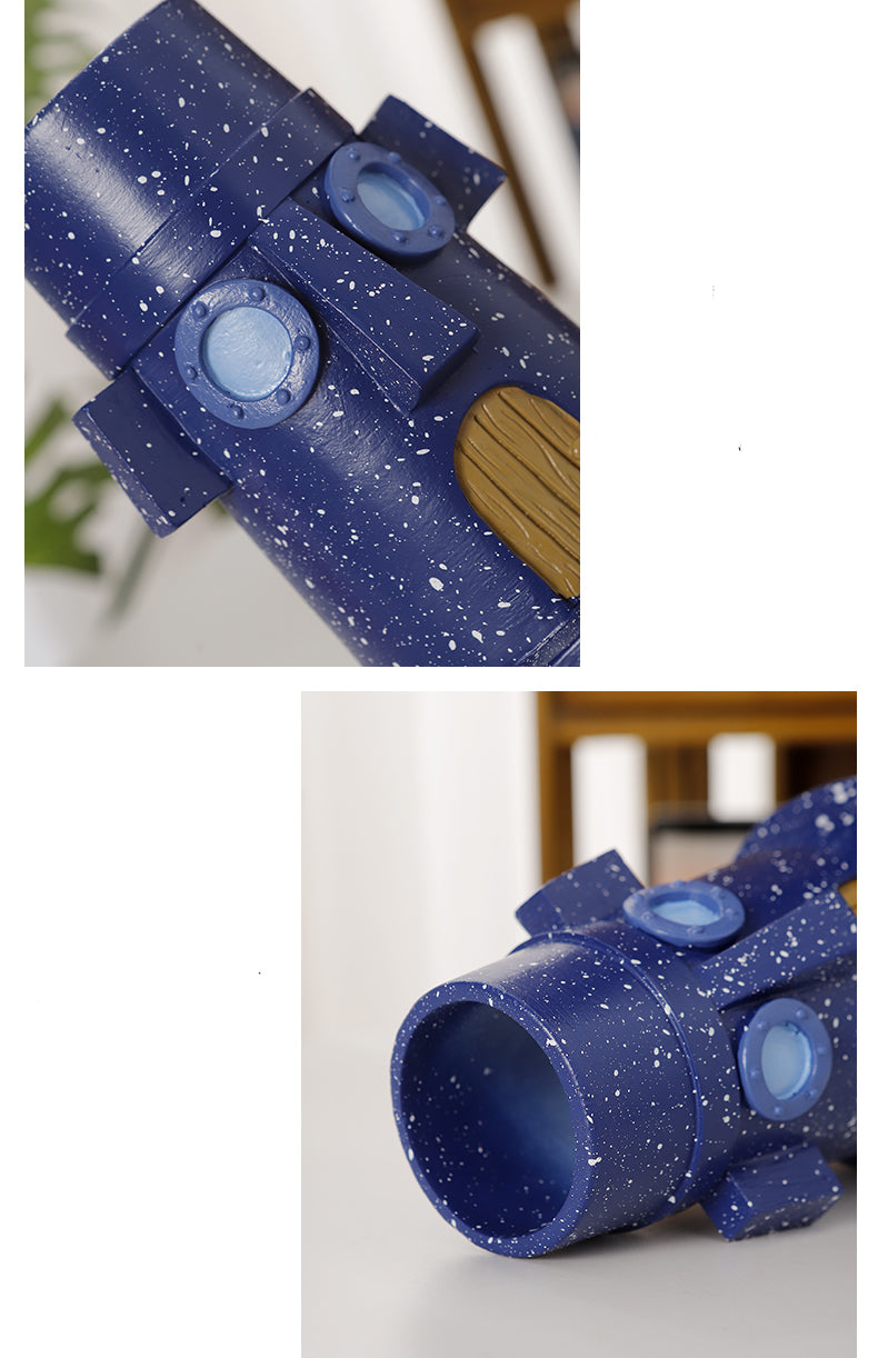 Fun Cartoon Mini Blue House Pen Holder&Storage Holder