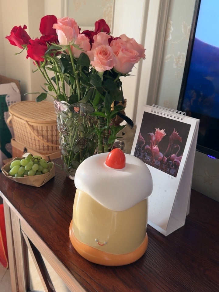 Fun Pudding Ceramic Tissue Box: Delightful Addition to Room